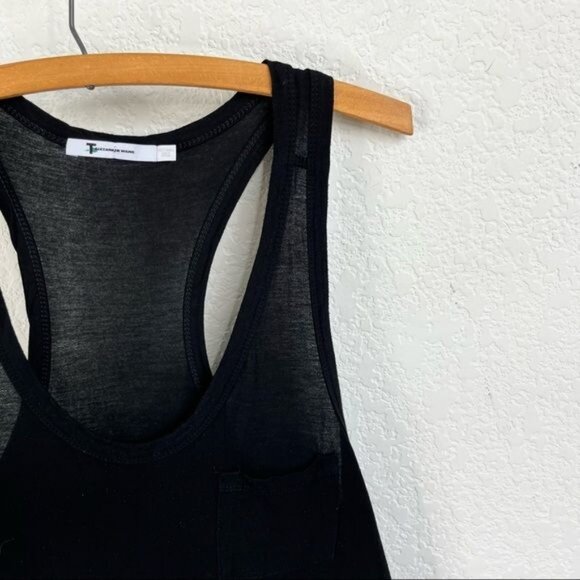 T by Alexander Wang Ink Classic Pocket Racerback Tank - Picture 4 of 7